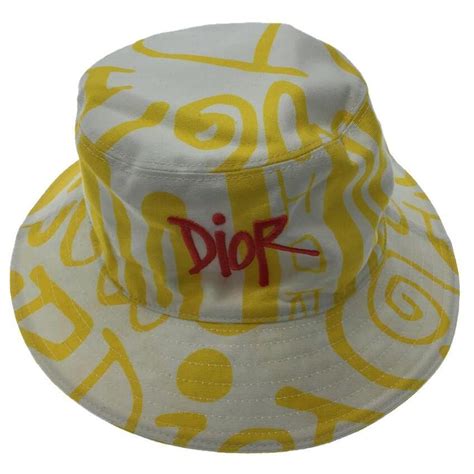 christian dior cotton bucket hat.